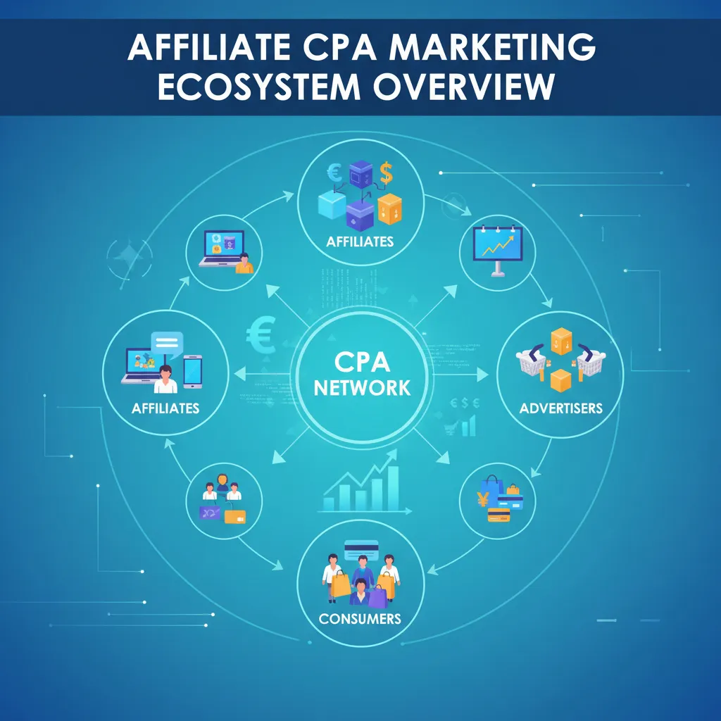Affiliate CPA marketing ecosystem overview