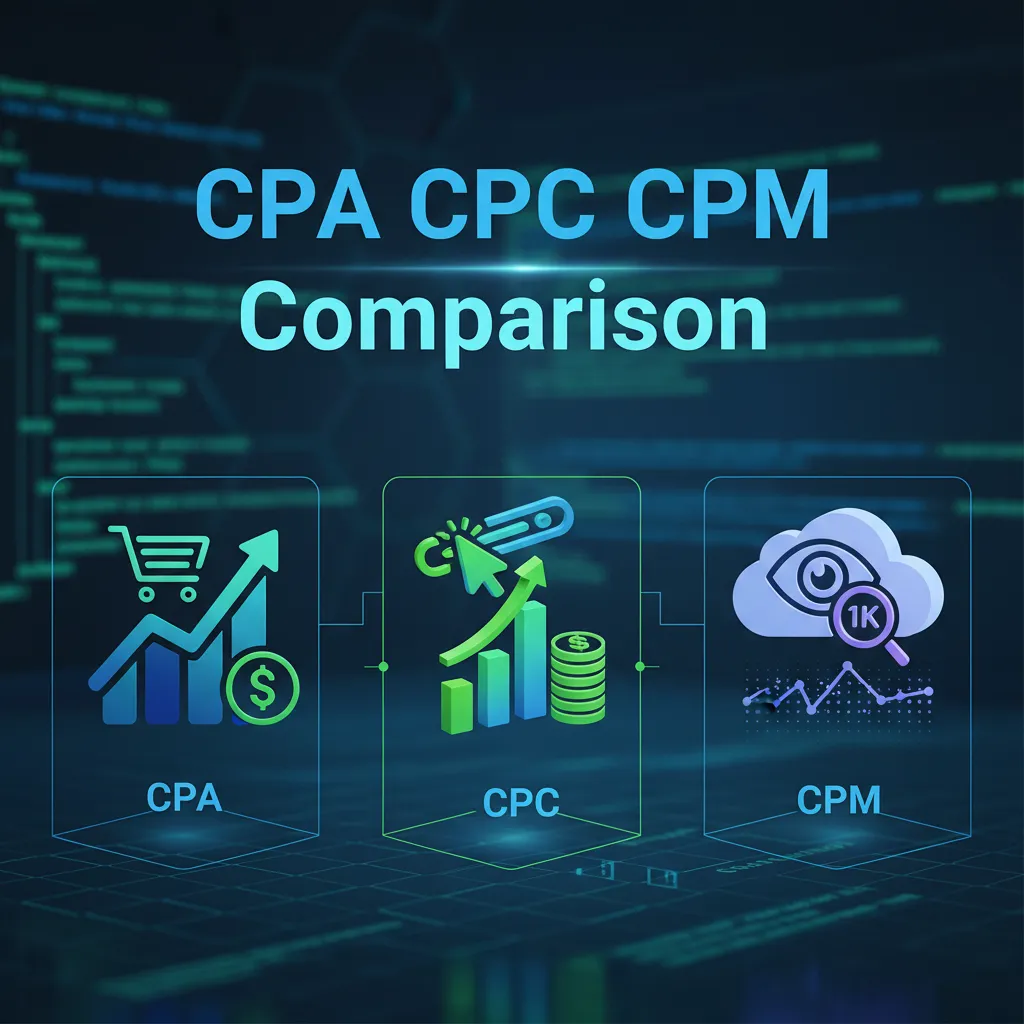 CPA CPC CPM comparison chart