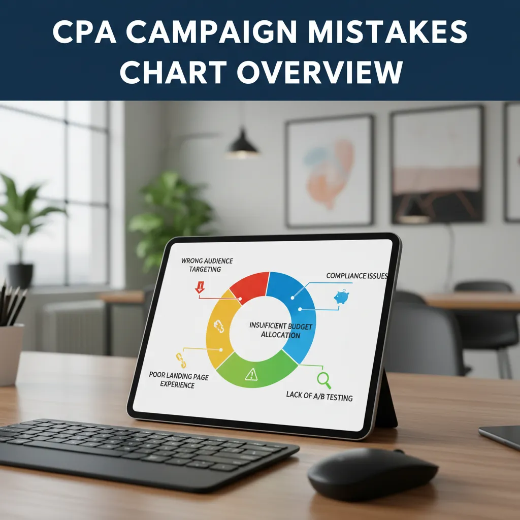 CPA campaign mistakes chart overview