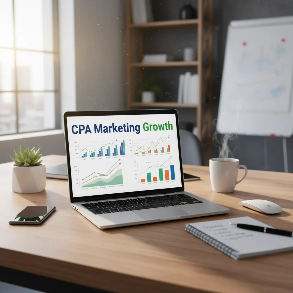 CPA marketing growth concept